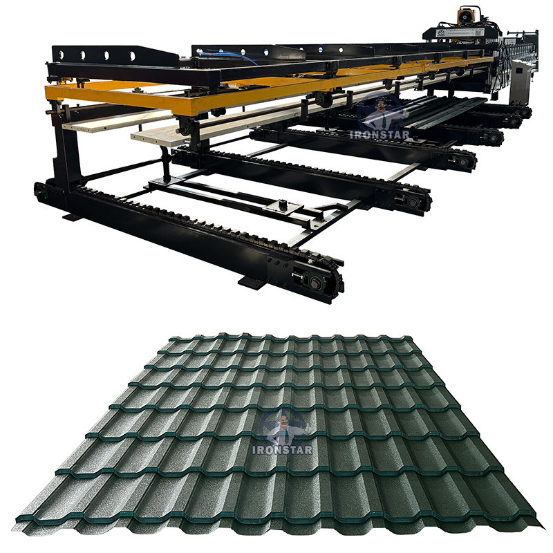 “Romania Market Custom Double Layer Roll Forming Machine 6 Rib Trapezoidal Panel And 6 Rib Bamboo Glazed Tile 2 In One Color Steel Roofing Sheet Forming Equipment For Construction Building”