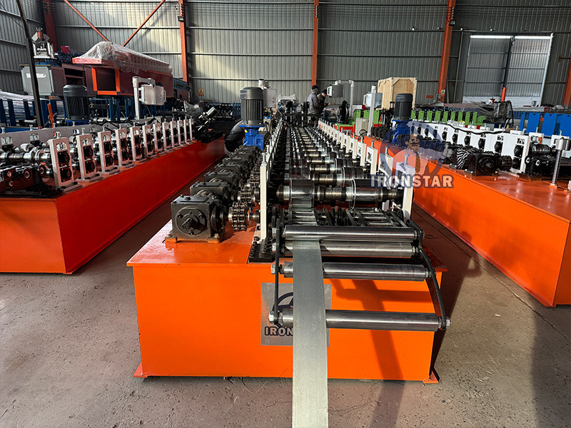 “Middle East Standard Automatic Shadow Wall Angle 2 in 1 Roll Forming Machine in UAE”