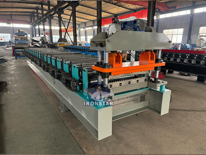“Ironstar High Precision Japan Standard 600 630 660mm Wave Roof Tile Making Machine Automatic Roofing Sheet Roll Forming Line”