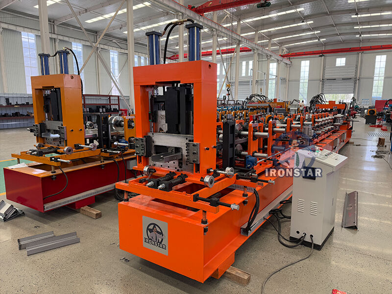 “CZ Purlin Roll Forming Machine Hydraulic Fast Adjustment Full Automatic Quick Change for Construction”